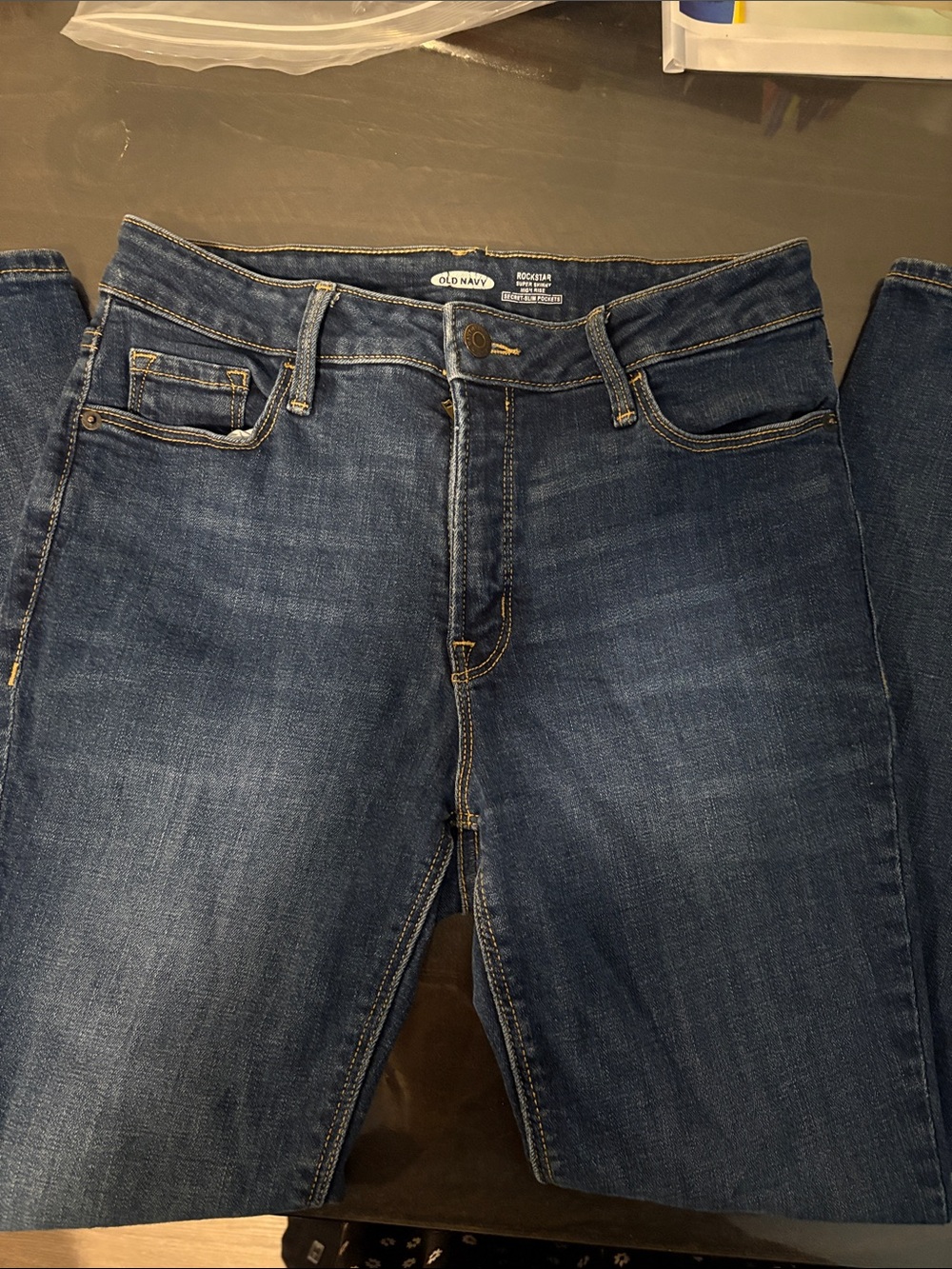 Old Navy Men's Blue Straight-Leg Jeans